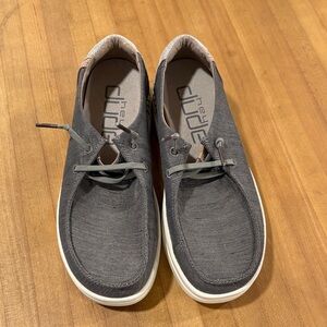 Hey Dude womens Charcoal Slip-On Loafers